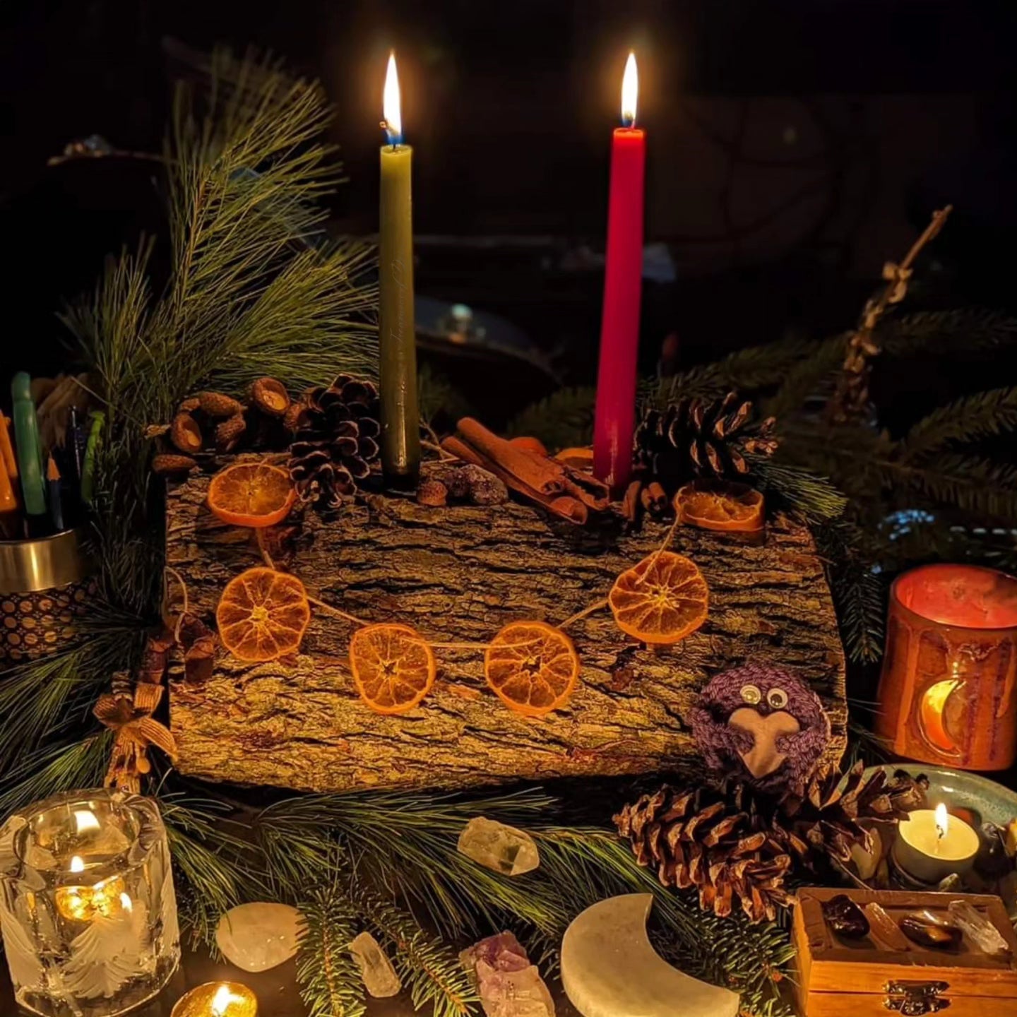 Yule Log Digital Download