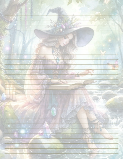 Magic in the woods Stationary Digital Download