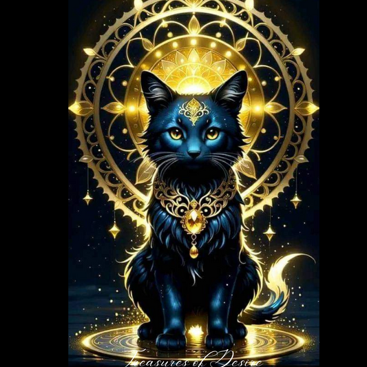 Mystical Cat Poster Digital Download