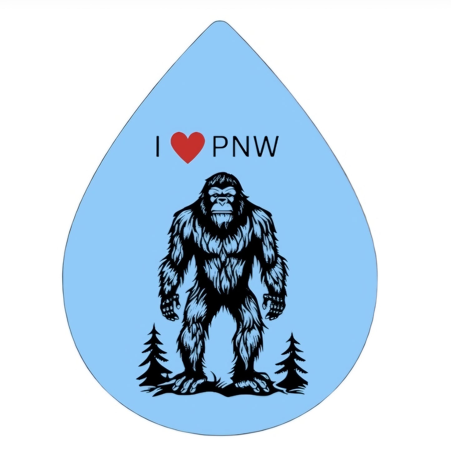 I love PNW Bigfoot Decal