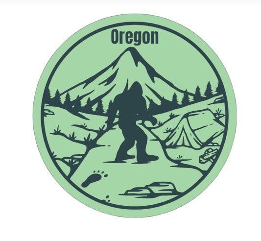 Oregon Bigfoot Decal