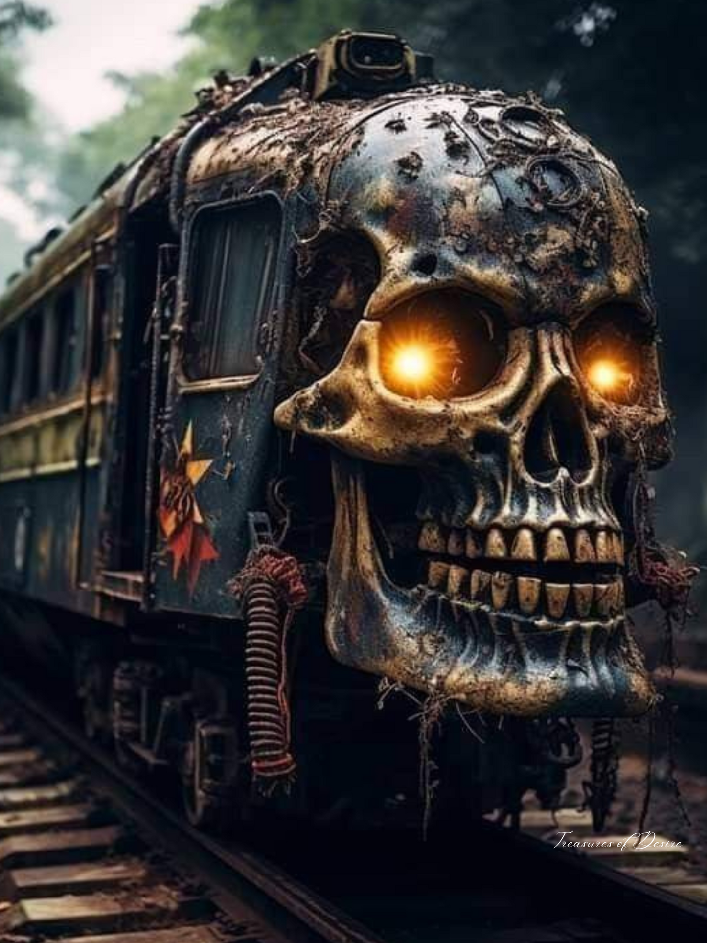 Train of Doom Poster Print Digital Download