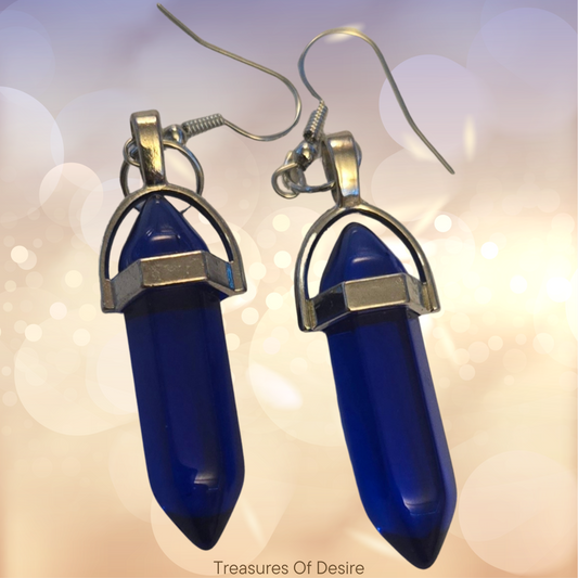 Sapphire Crystal Earings