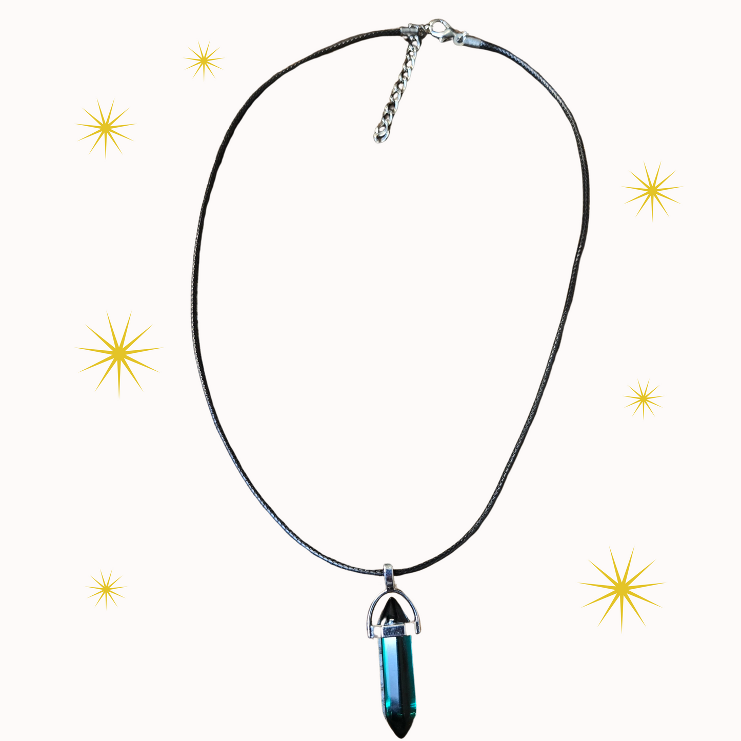 Blue Turquoise Crystal Necklace