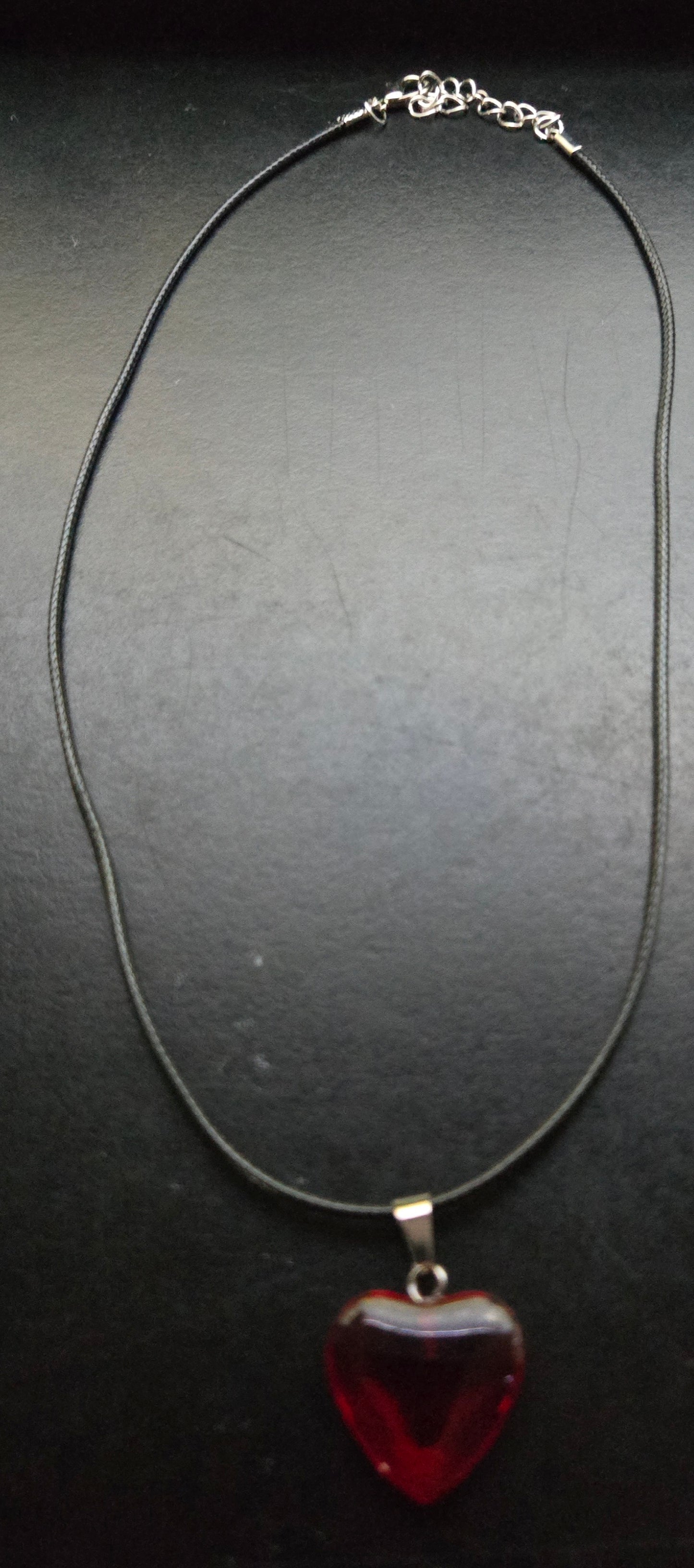 Crystal Heart Neclace