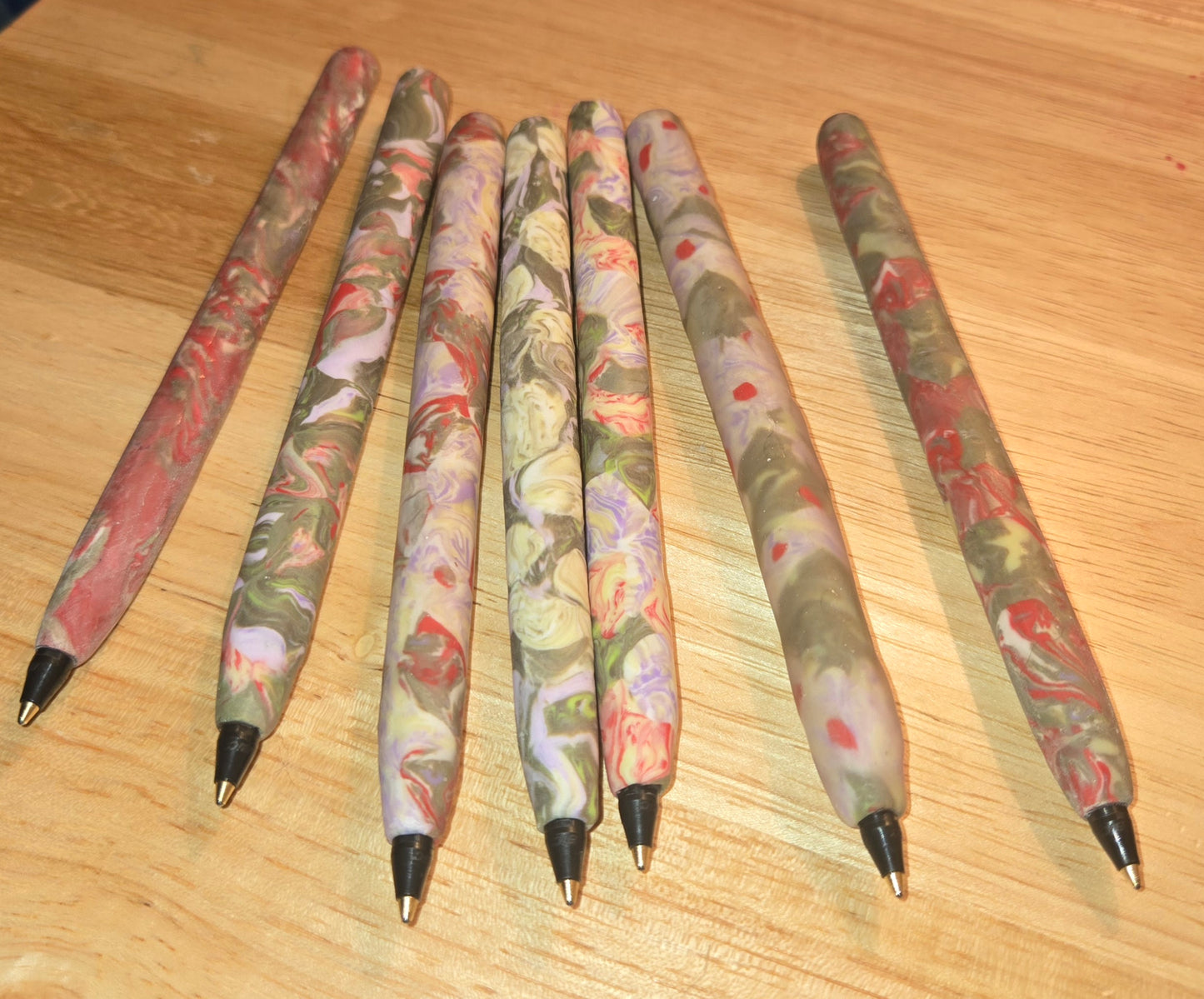 Mystery Marbled Polymer Clay Pen