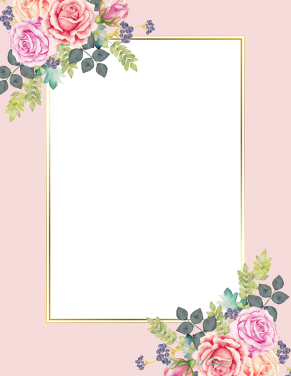 Floral Nature Stationary