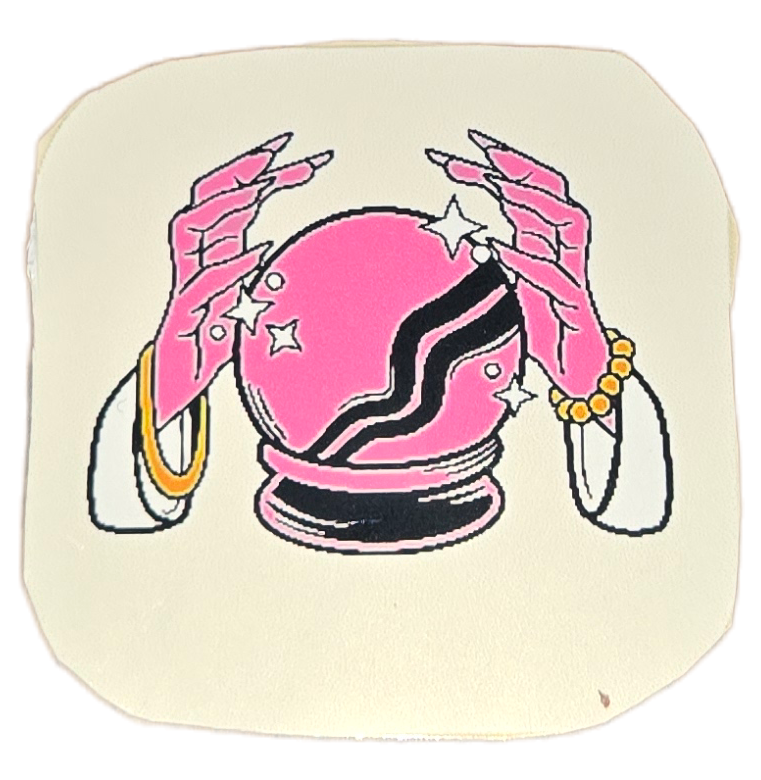 Seer’s Vision: The Crystal Ball Mini Sticker
