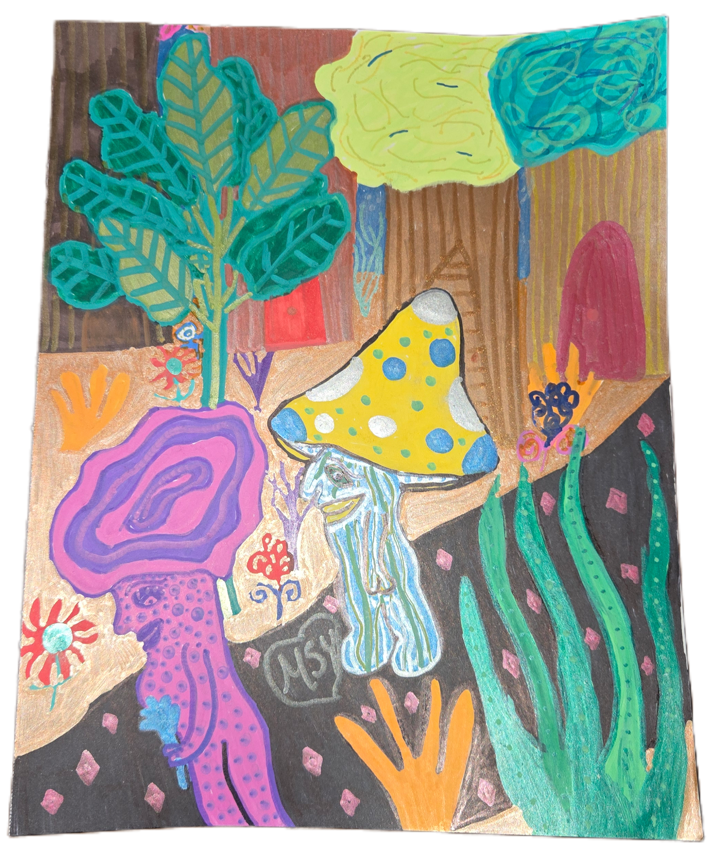 Chromatic Spores and Serpent Ferns