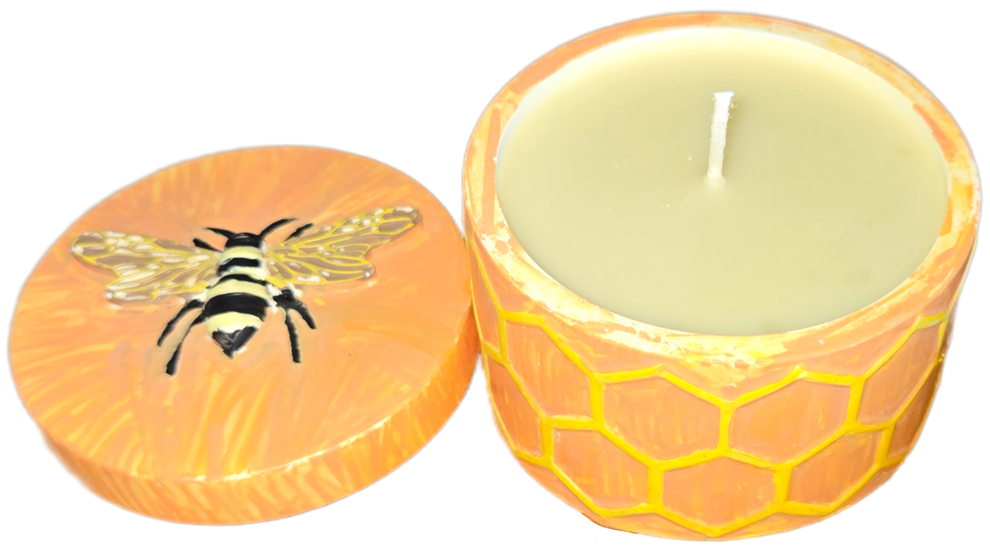 Solstice & Silk Beeswax Candle