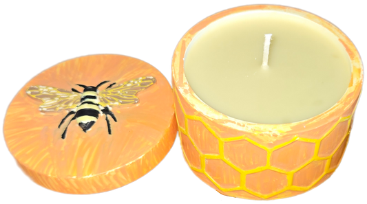 Solstice & Silk Beeswax Candle