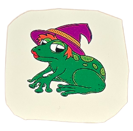 Enchanted Amphibian: The Witch Frog Mini Sticker