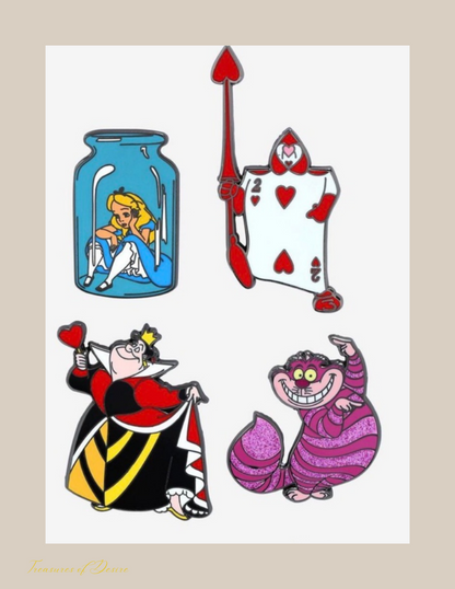 Alice in Wonderland Stationary Set Digital Download