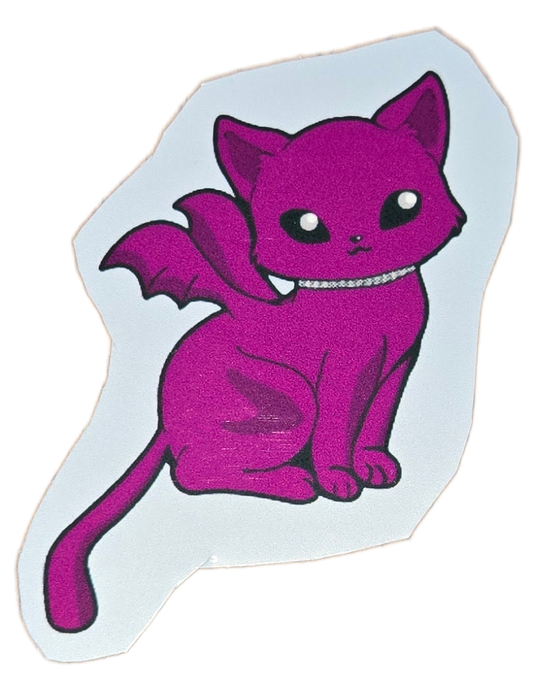 Shadow Guardian: The Winged Familiar Sticker