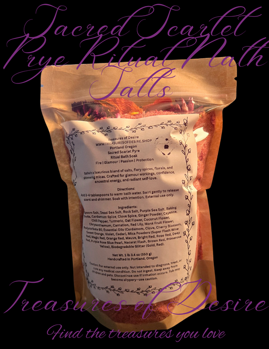 Sacred Scarlet Pyre Ritual Bath Soak