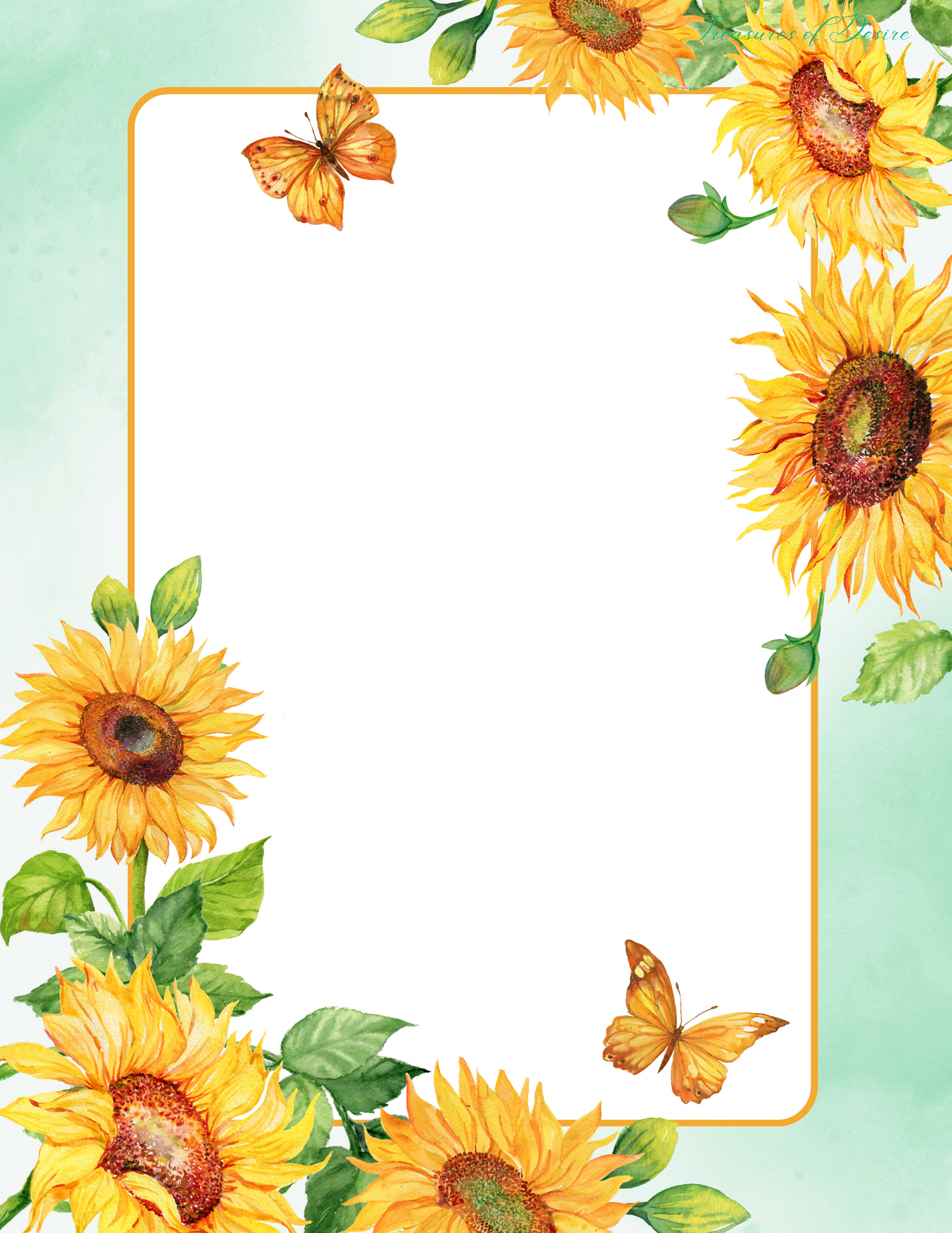 Floral Nature Stationary