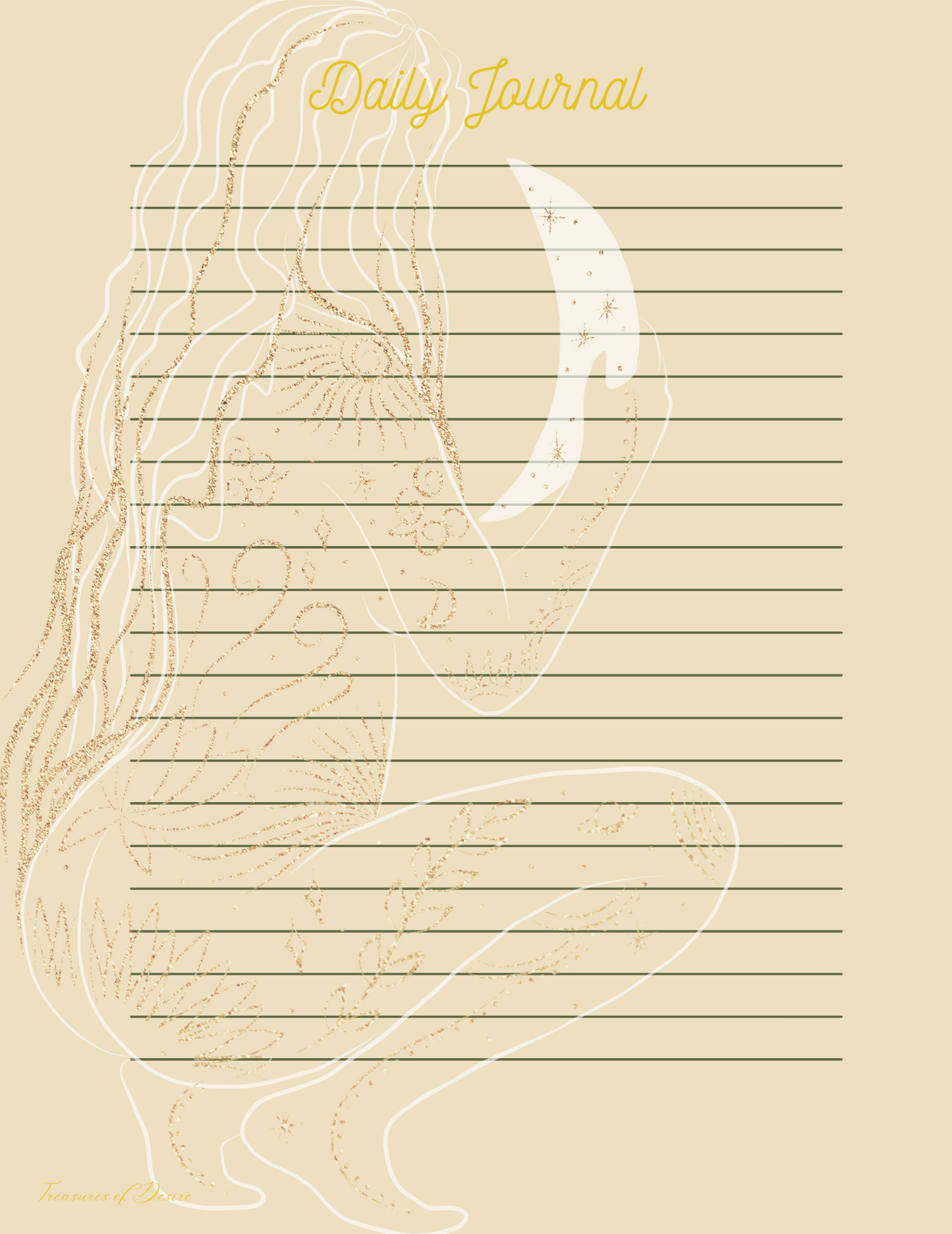 Goddess Journal Digital Download