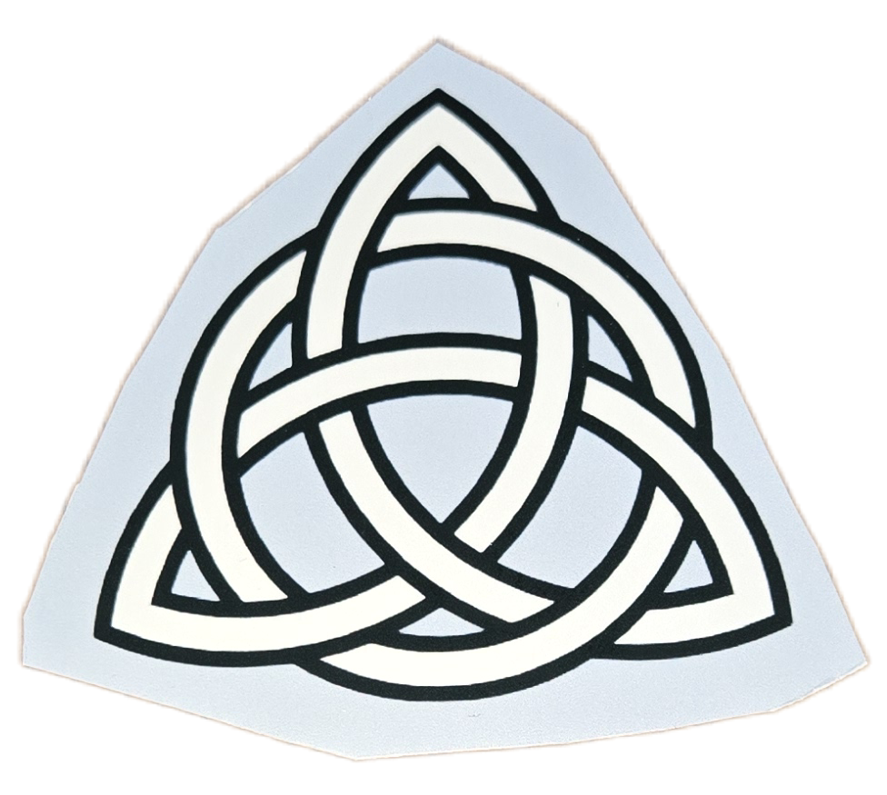 Eternal Weave: The Triquetra Sticker