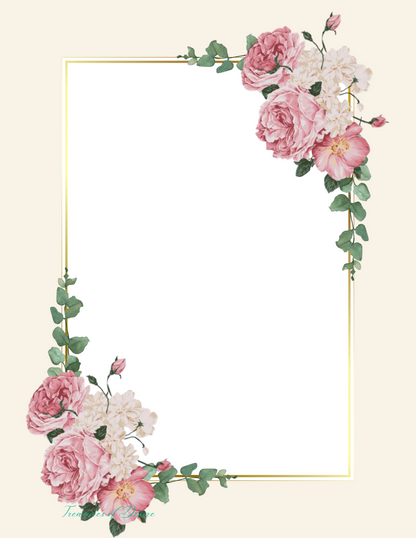 Floral Nature Stationary