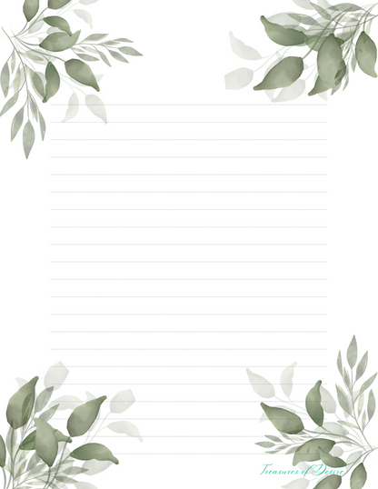 Floral Nature Stationary