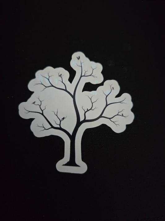 Crow Tree Sticker