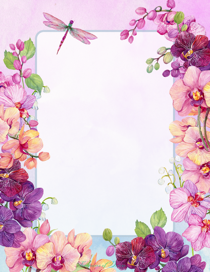 Floral Nature Stationary