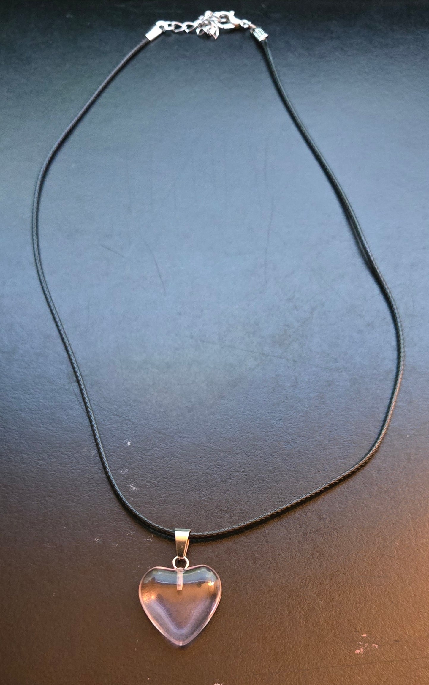 Crystal Heart Neclace