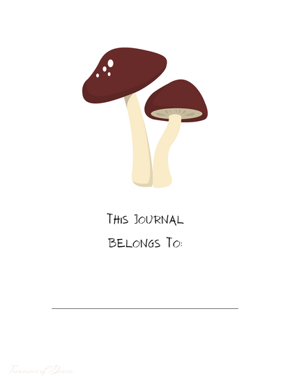 Mushroom Journal Digital Download