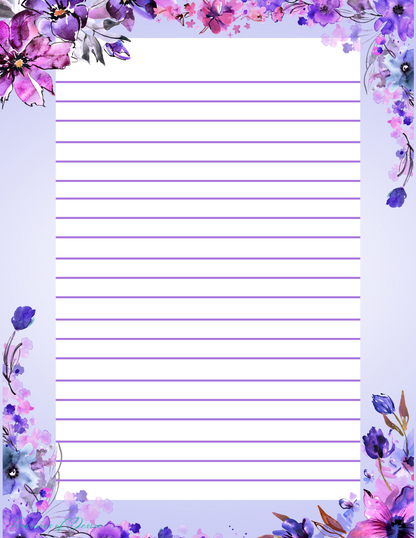 Floral Nature Stationary