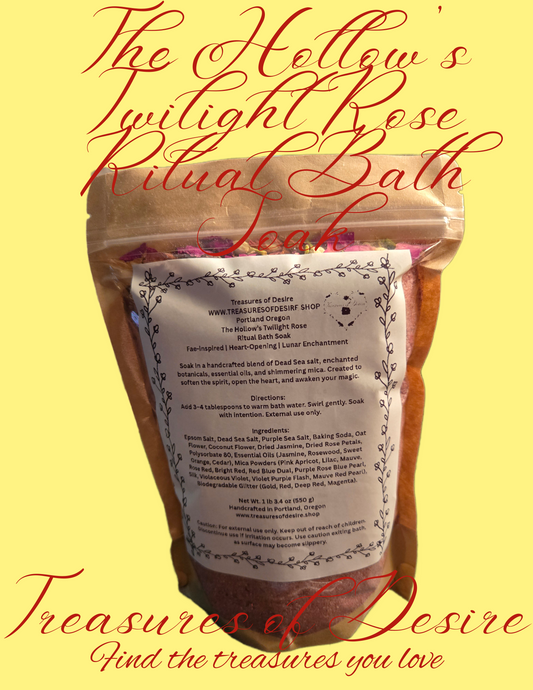 The Hollow's Twilight Rose Ritual Bath Soak