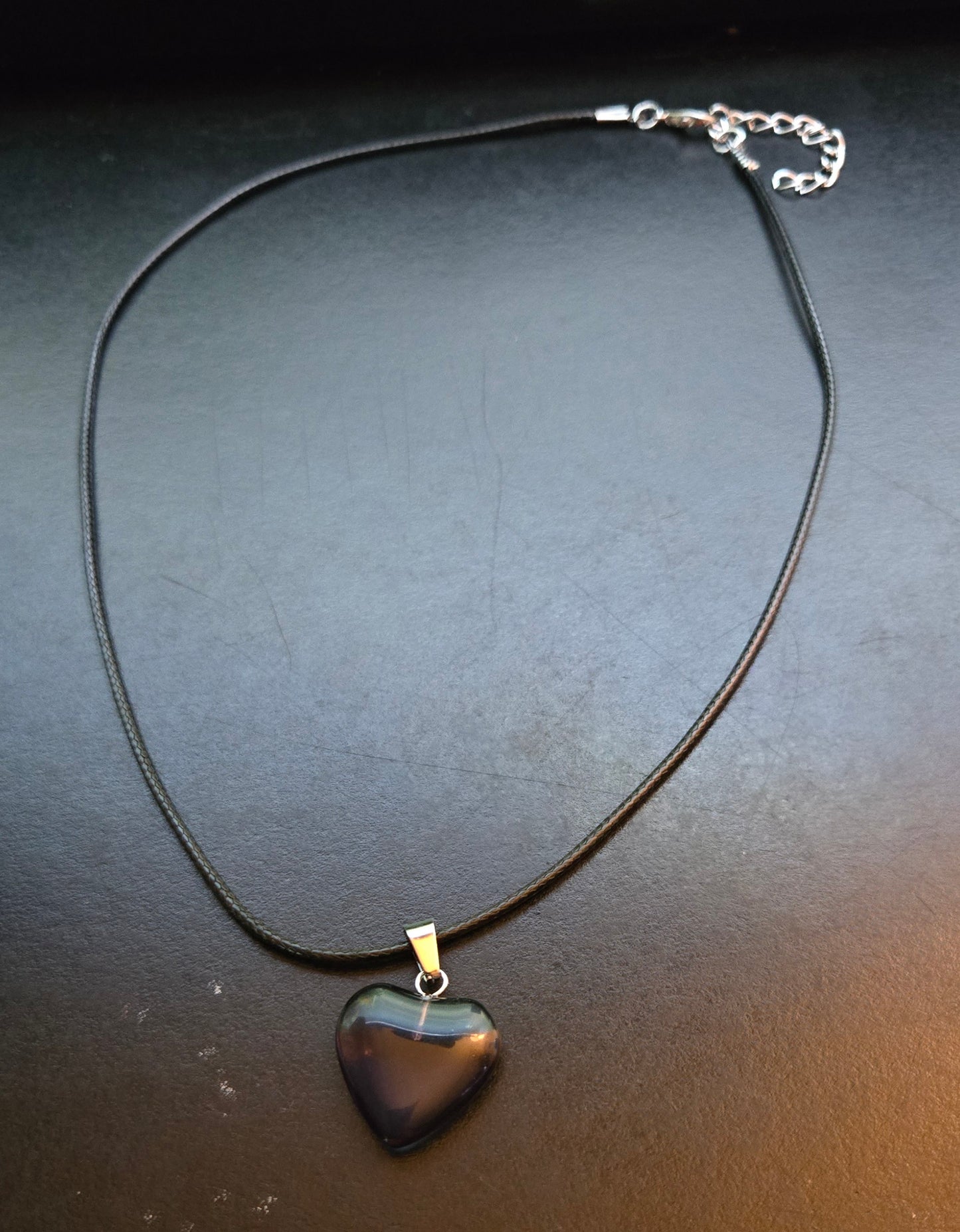 Crystal Heart Neclace