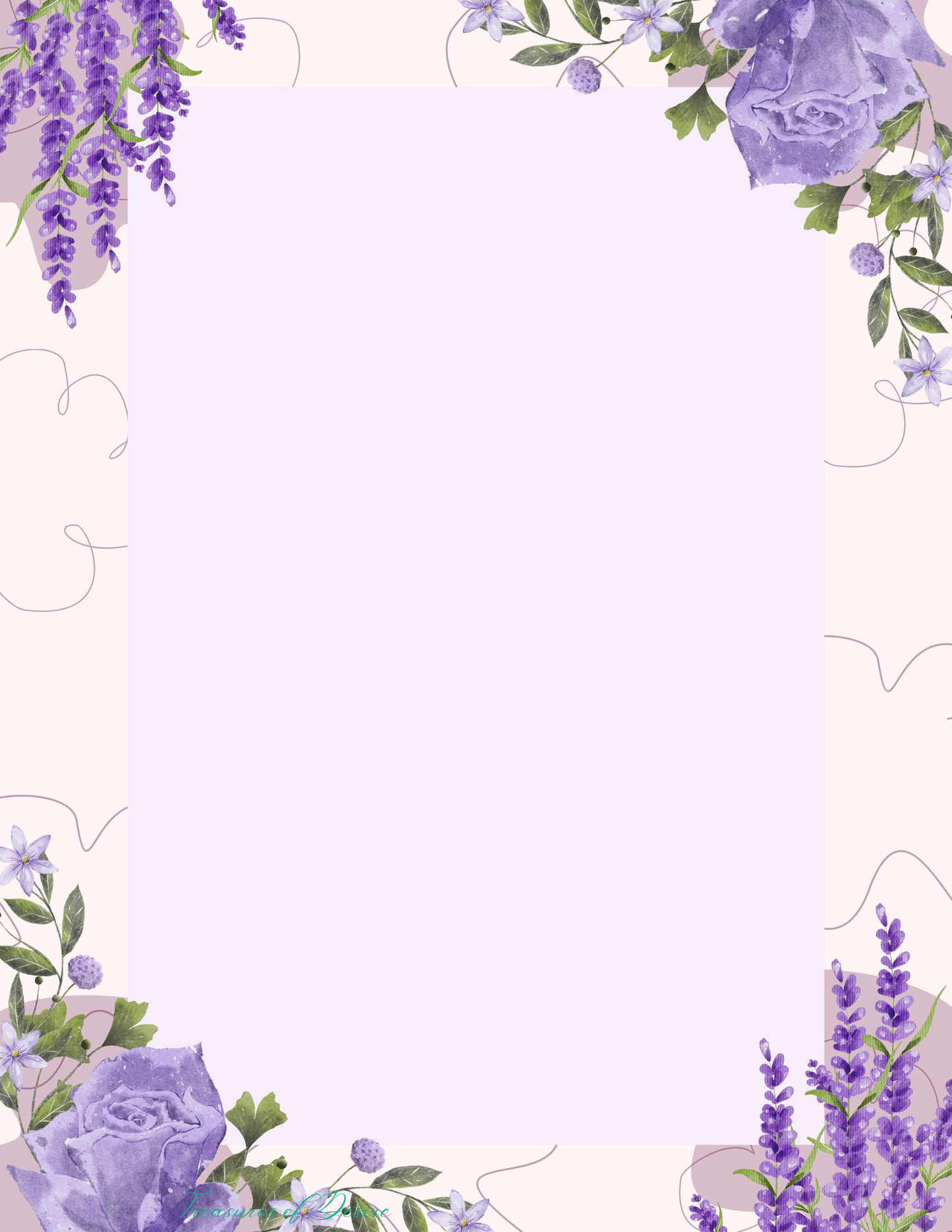 Floral Nature Stationary