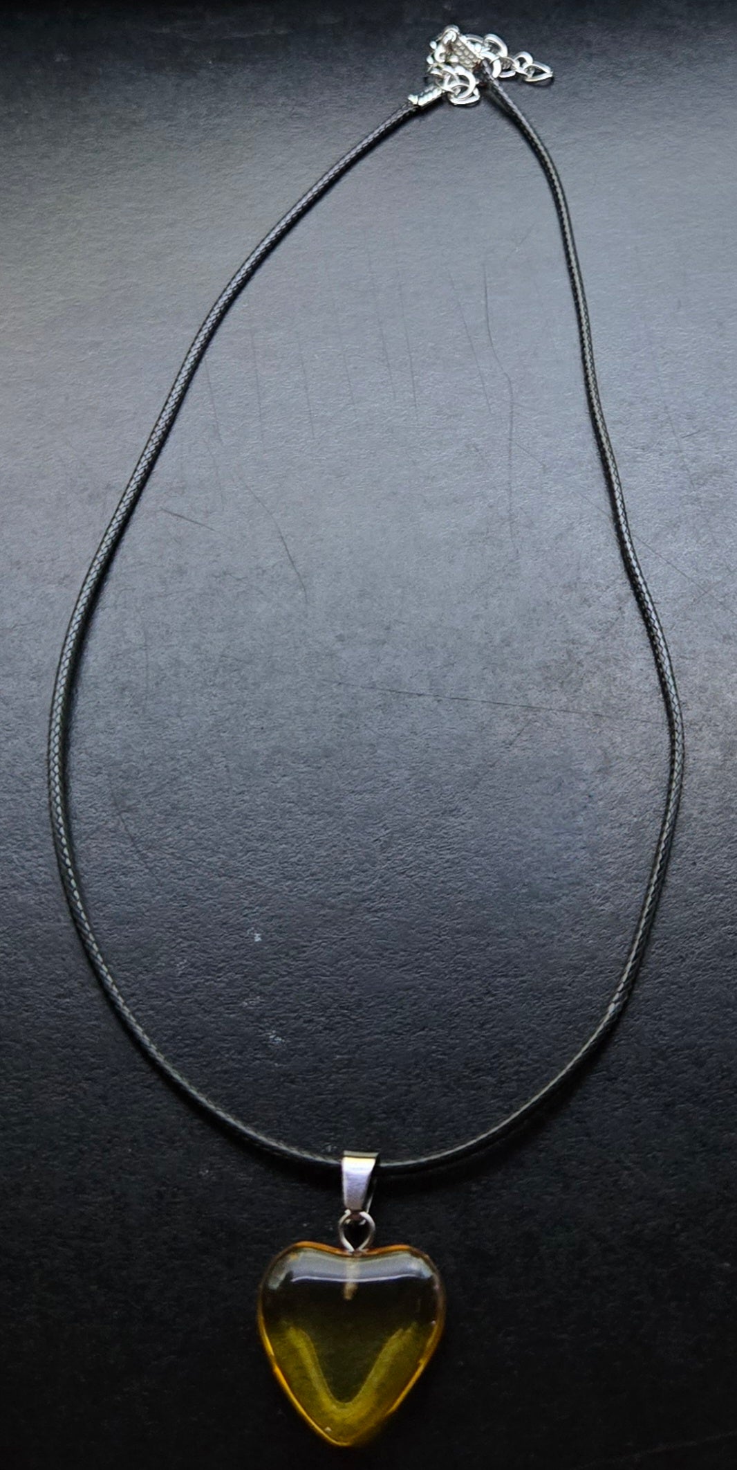 Crystal Heart Neclace