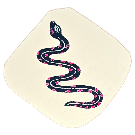 Astral Serpent: The Star-Blessed Snake Mini Sticker