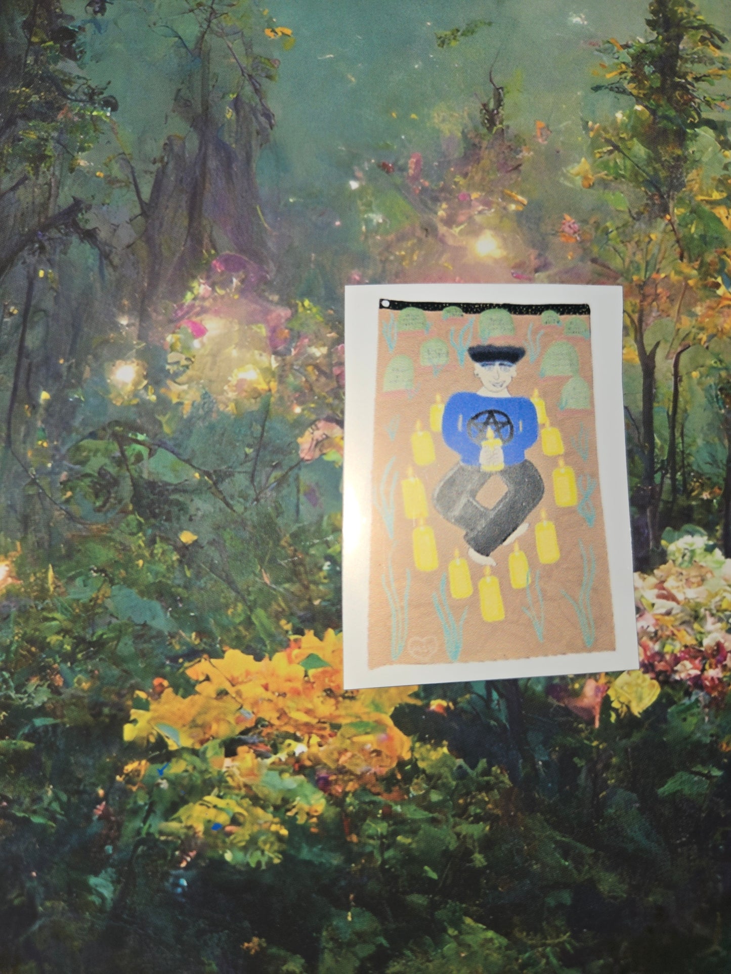 The Midnight Vigil: A Portable Portal of Grounded Magic Sticker
